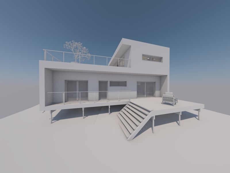 architecte-beziers-34 - plan 3D Maison architecte-beziers-34 - plan 3D Maison